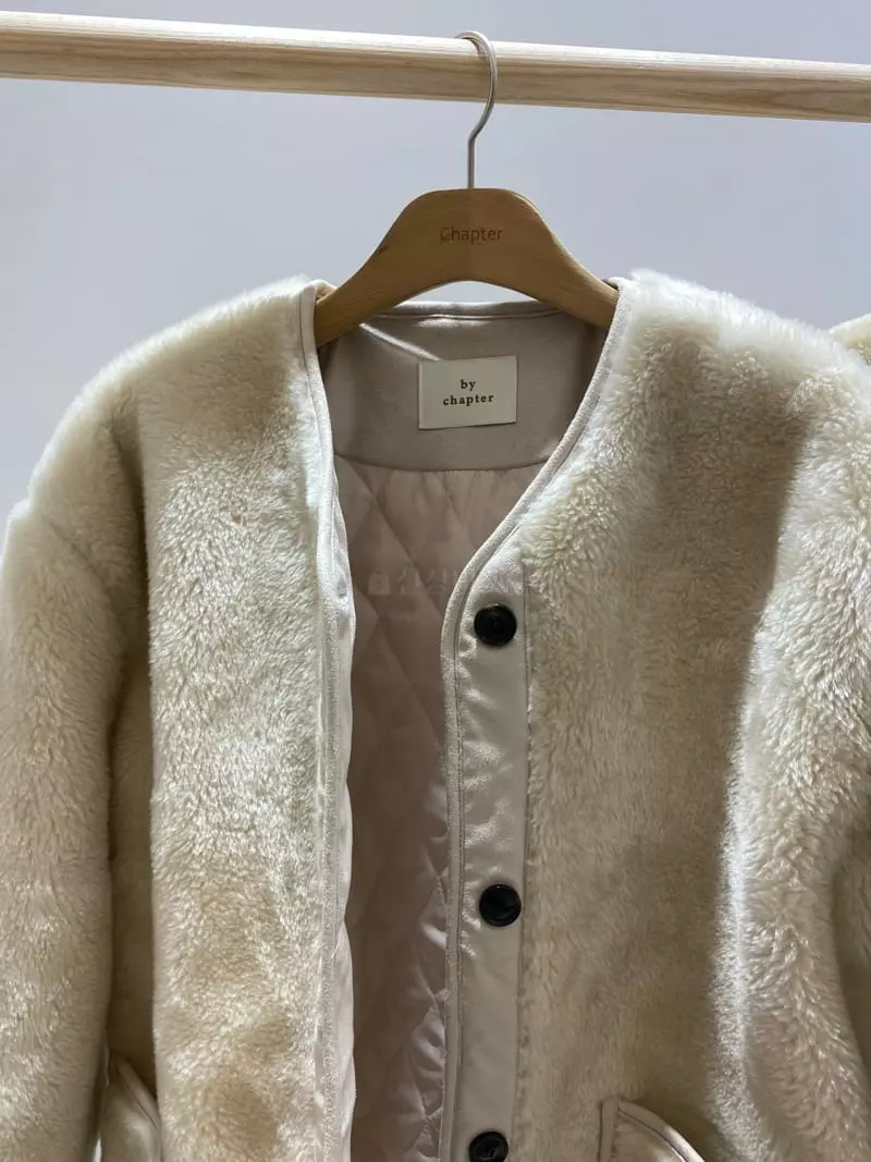 Chapter - Korean Women Fashion - #momslook - Fleece Seering Jacket - 10