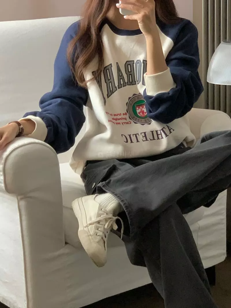 Chapter - Korean Women Fashion - #momslook - Color Sweatshirt - 5