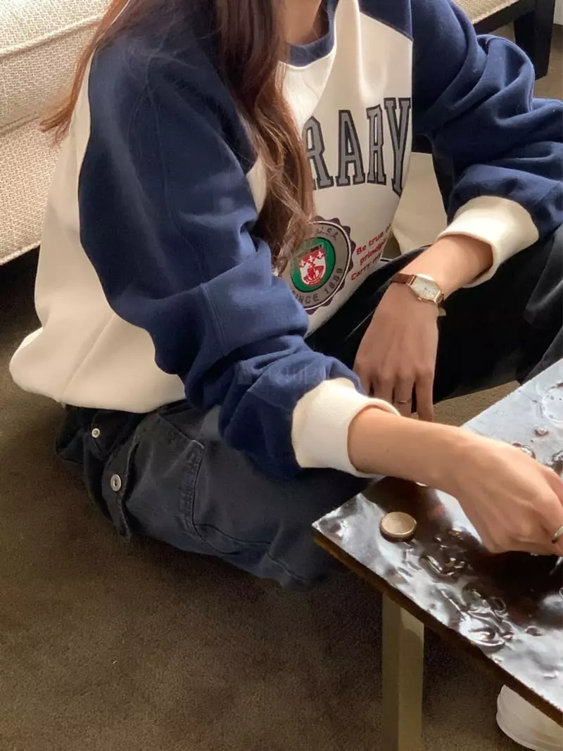 Chapter - Korean Women Fashion - #momslook - Color Sweatshirt - 7