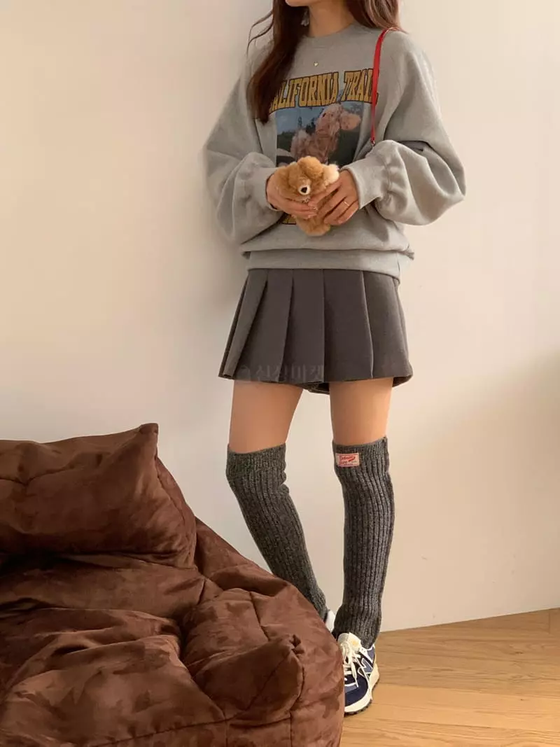 Chapter - Korean Women Fashion - #momslook - Bear Sweatshirt - 7