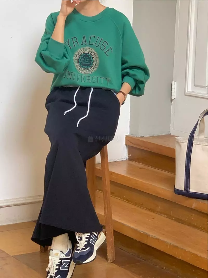 Chapter - Korean Women Fashion - #momslook - Stitch Sweatshirt - 4