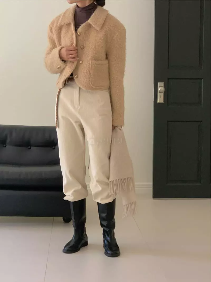 Chapter - Korean Women Fashion - #momslook - Brush Jacket
