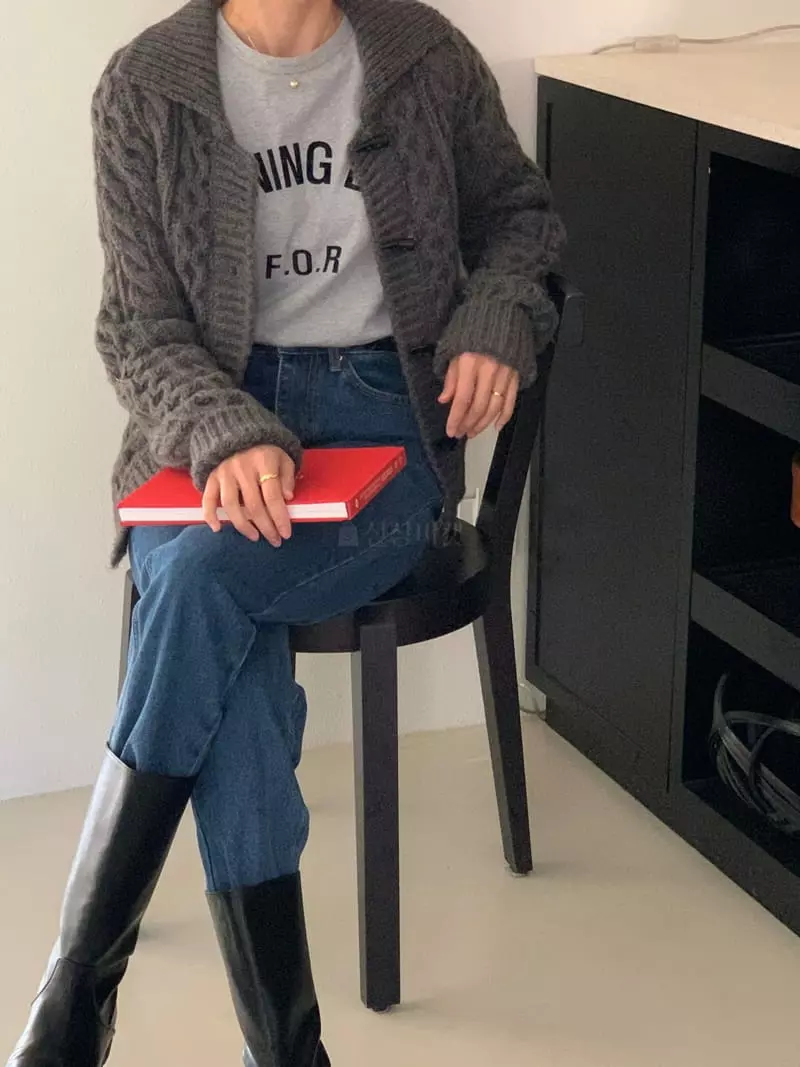 Chapter - Korean Women Fashion - #momslook - Merry Twist Cardigan - 9