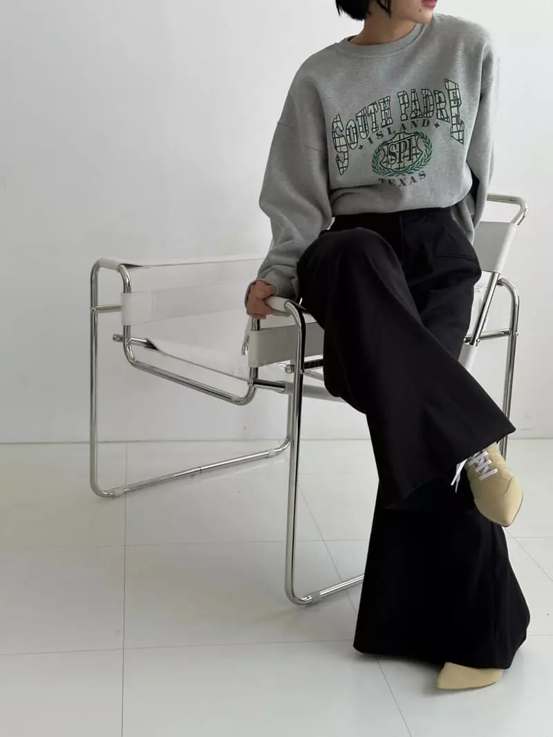 Chapter - Korean Women Fashion - #momslook - Check Sweatshirt - 3