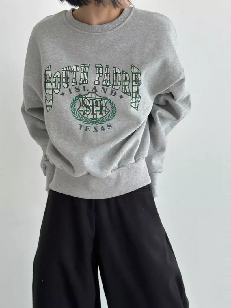 Chapter - Korean Women Fashion - #momslook - Check Sweatshirt - 5