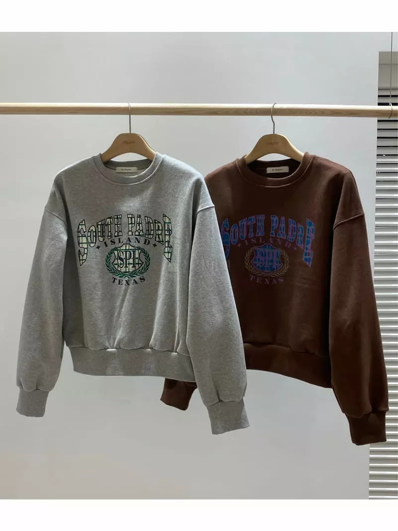 Chapter - Korean Women Fashion - #momslook - Check Sweatshirt - 7