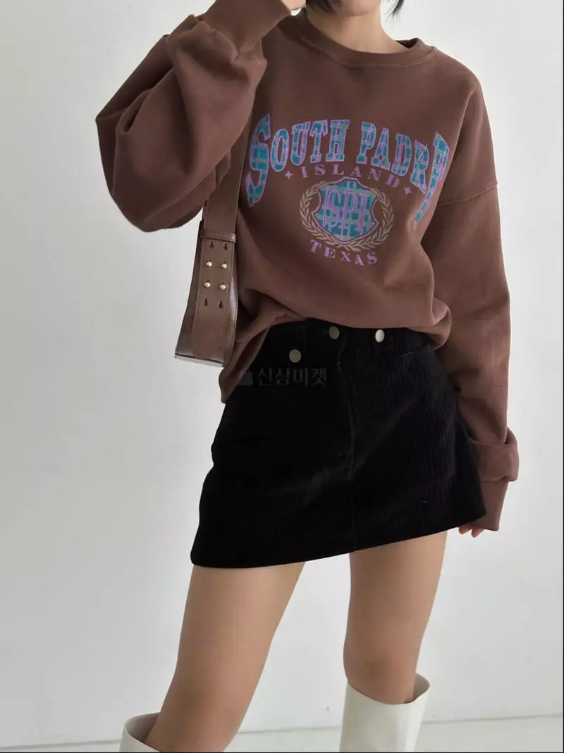 Chapter - Korean Women Fashion - #momslook - Check Sweatshirt - 9