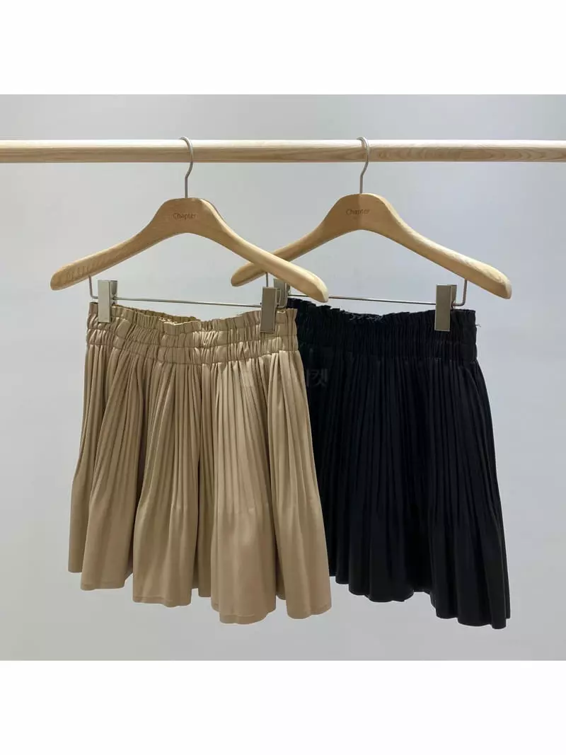 Chapter - Korean Women Fashion - #momslook - Leather Skirt - 10