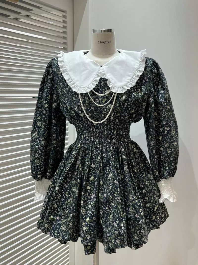 Chapter - Korean Women Fashion - #momslook - Rib Luming One-piece - 10