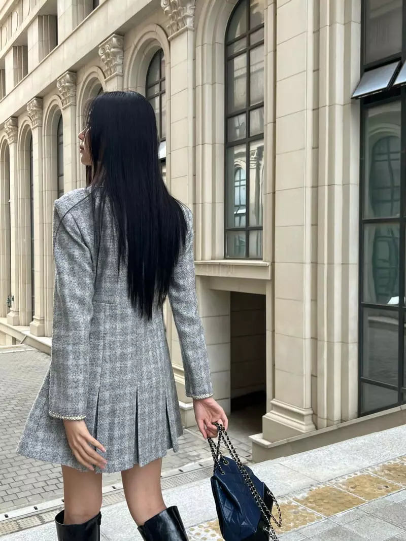 Chapter - Korean Women Fashion - #momslook - Twide Pleat One-piece - 9