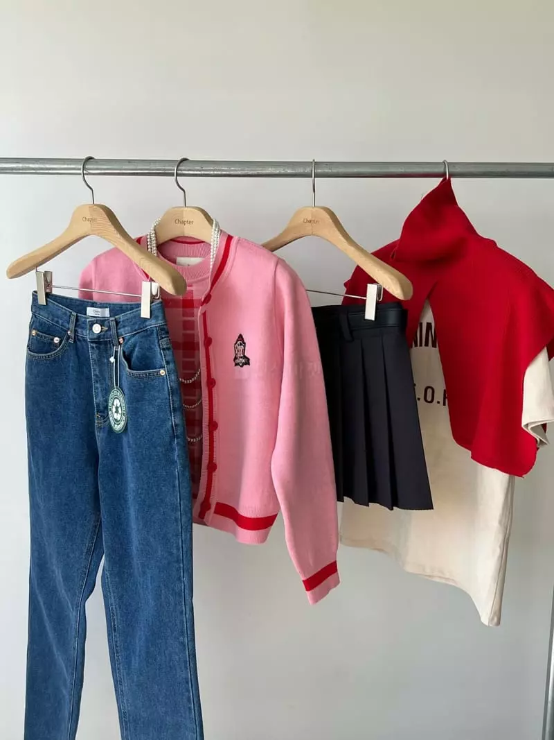 Chapter - Korean Women Fashion - #momslook - Tos Cardigan Set - 8