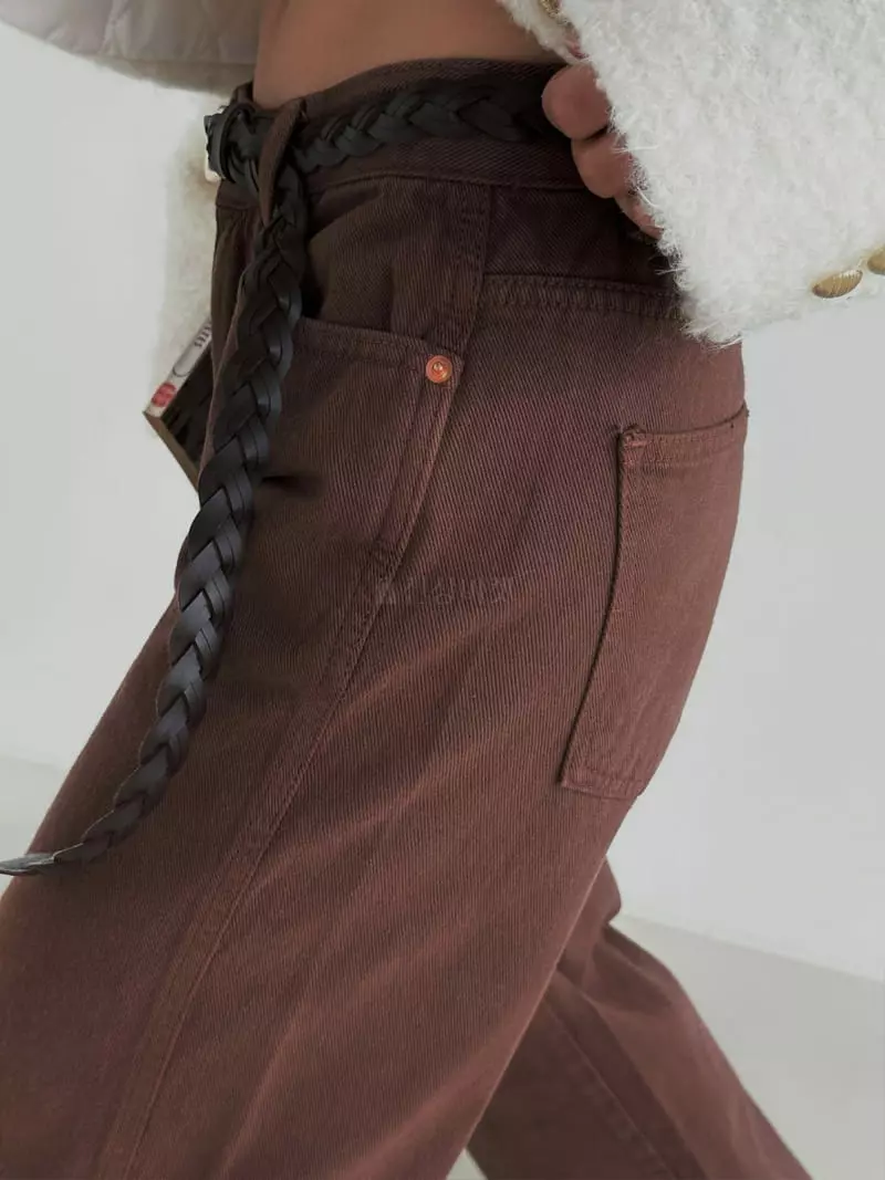 Chapter - Korean Women Fashion - #vintagekidsstyle - Brown Jeans - 4