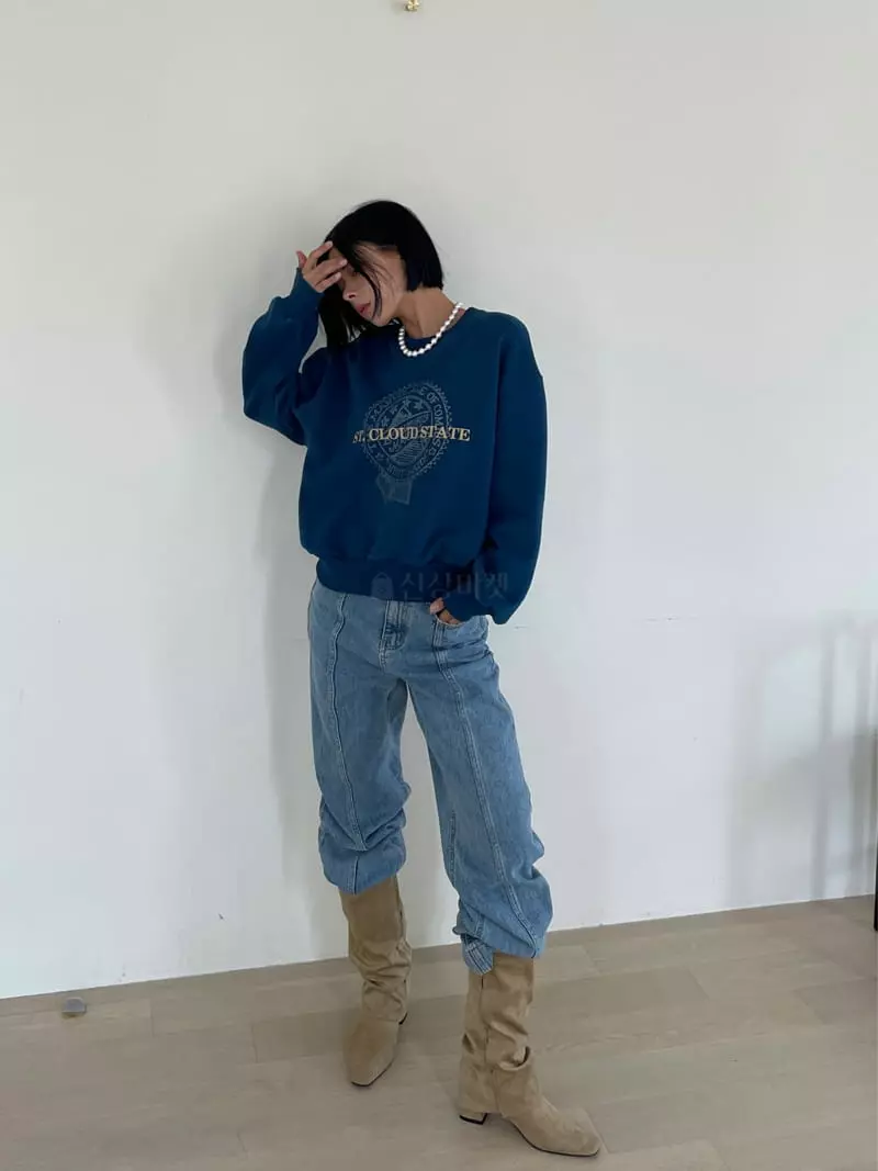 Chapter - Korean Women Fashion - #restrostyle - Pearl Sweatshirt - 3