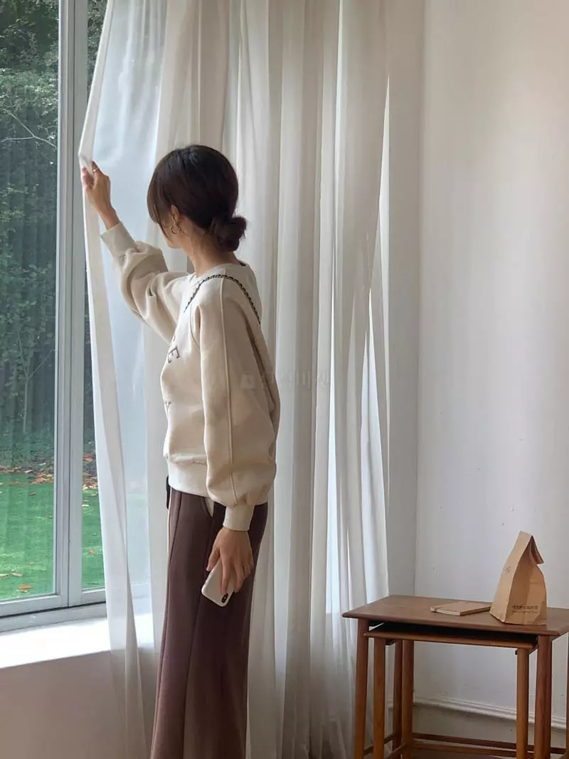 Chapter - Korean Women Fashion - #romanticstyle - Stitch Sweatshirt - 11