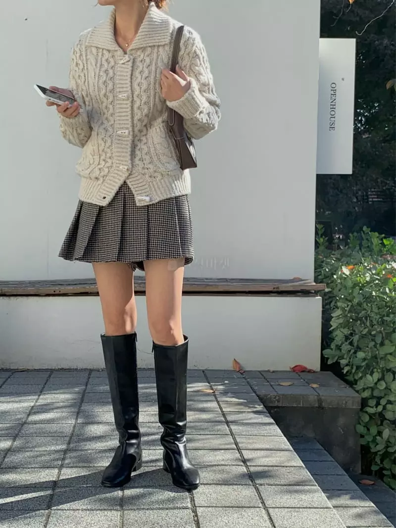 Chapter - Korean Women Fashion - #romanticstyle - Merry Twist Cardigan
