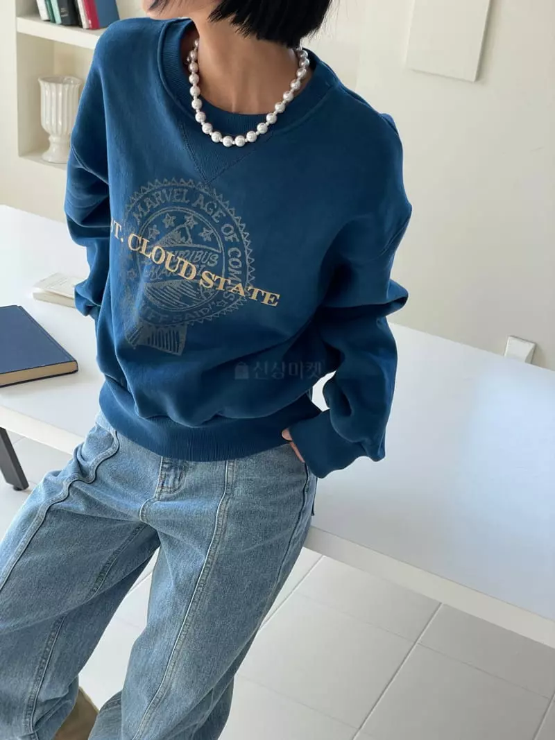 Chapter - Korean Women Fashion - #shopsmall - Pearl Sweatshirt - 5