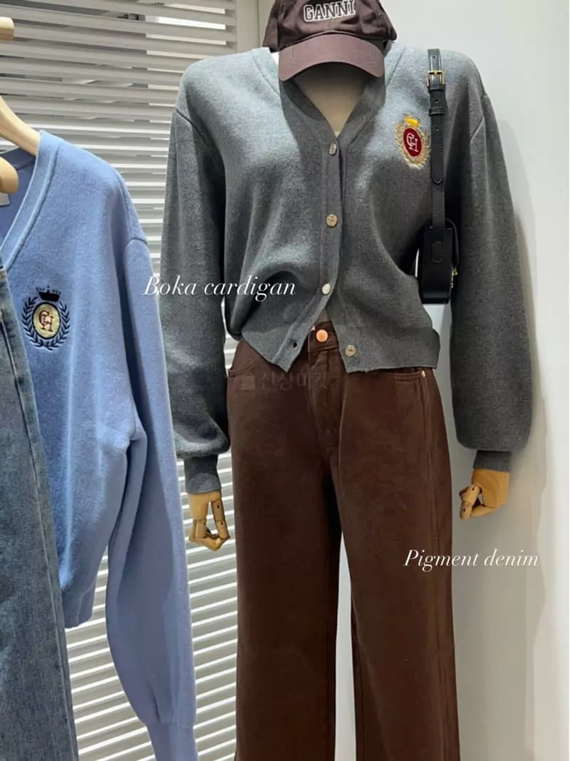 Chapter - Korean Women Fashion - #shopsmall - Brown Jeans - 7