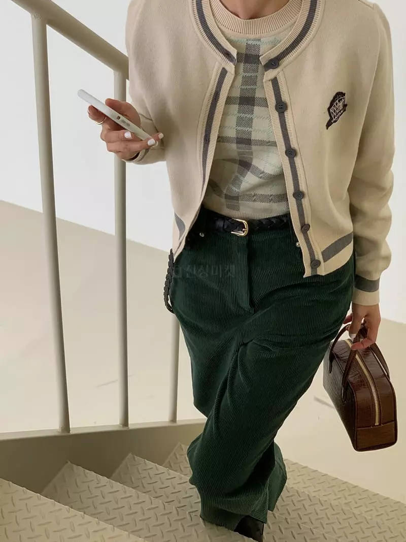 Chapter - Korean Women Fashion - #thelittlethings - Tos Cardigan Set - 3