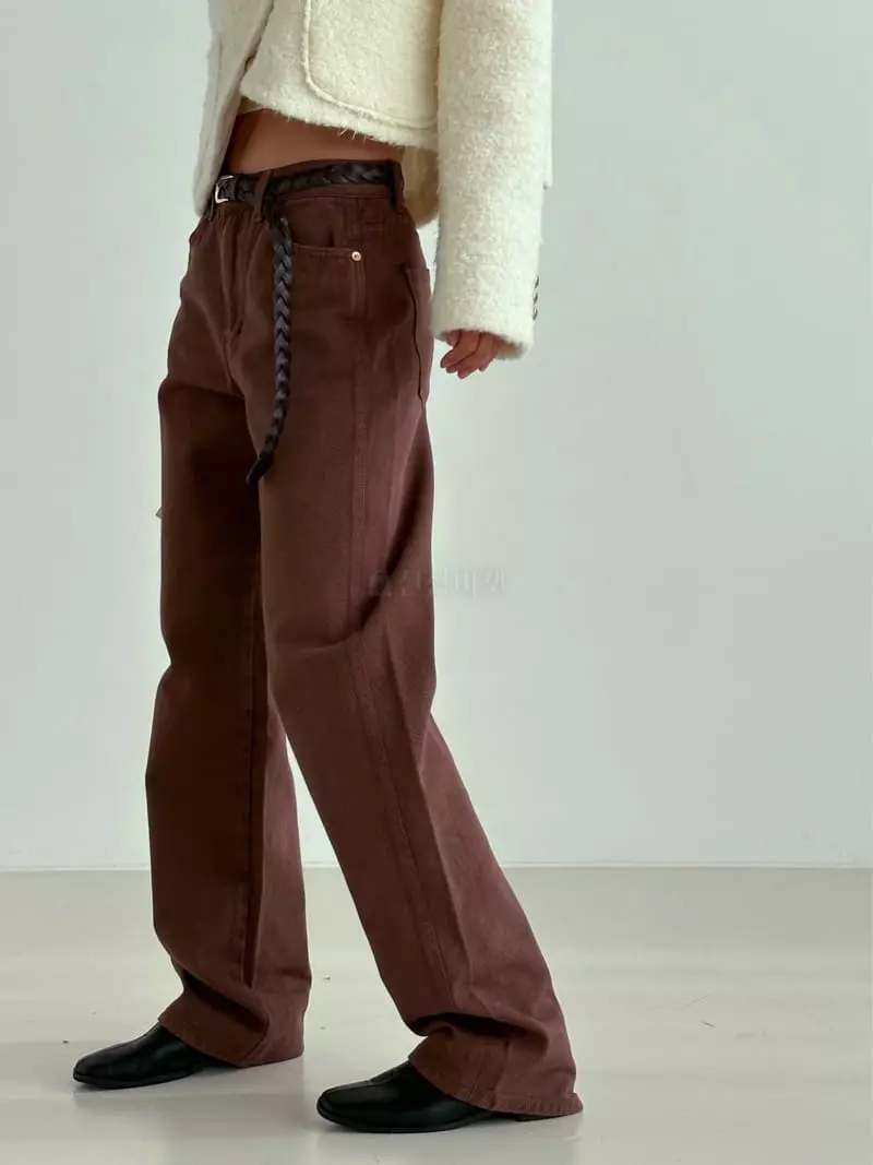 Chapter - Korean Women Fashion - #vintagekidsstyle - Brown Jeans - 3