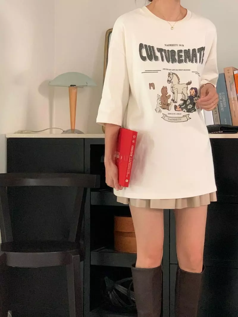 Chapter - Korean Women Fashion - #womensfashion - Toy Short Sleeves Tee - 10