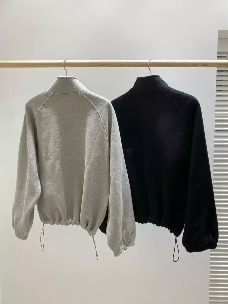 Chapter - Korean Women Fashion - #womensfashion - Fleece Two Way Zip-up - 10