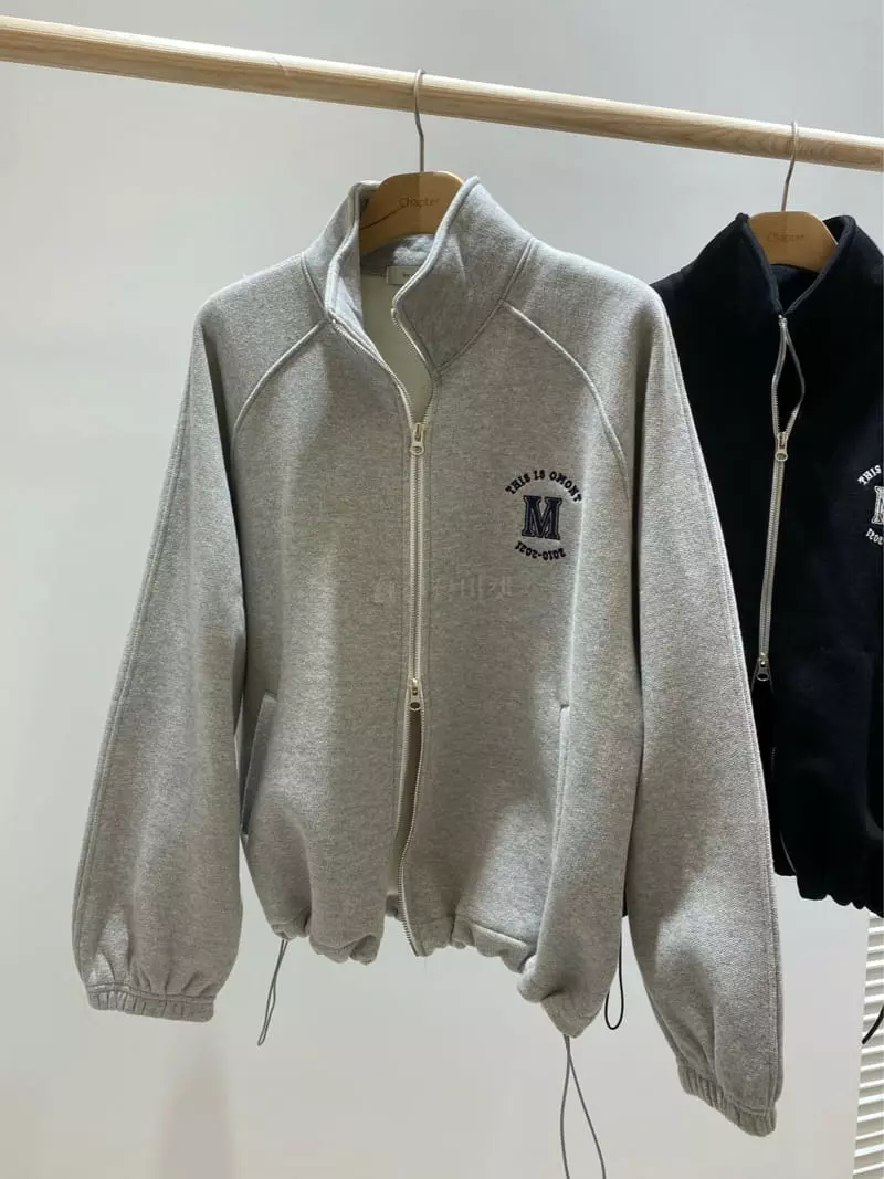 Chapter - Korean Women Fashion - #womensfashion - Fleece Two Way Zip-up - 8