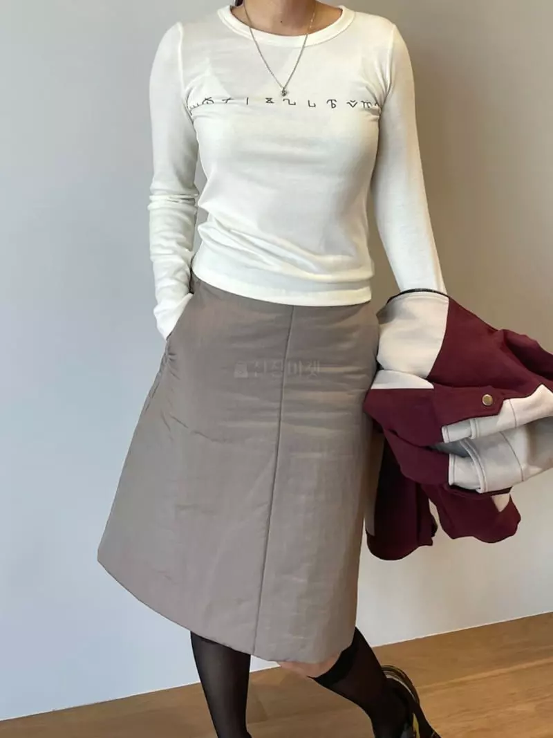 Charlotte - Korean Women Fashion - #momslook - Pudding Tee