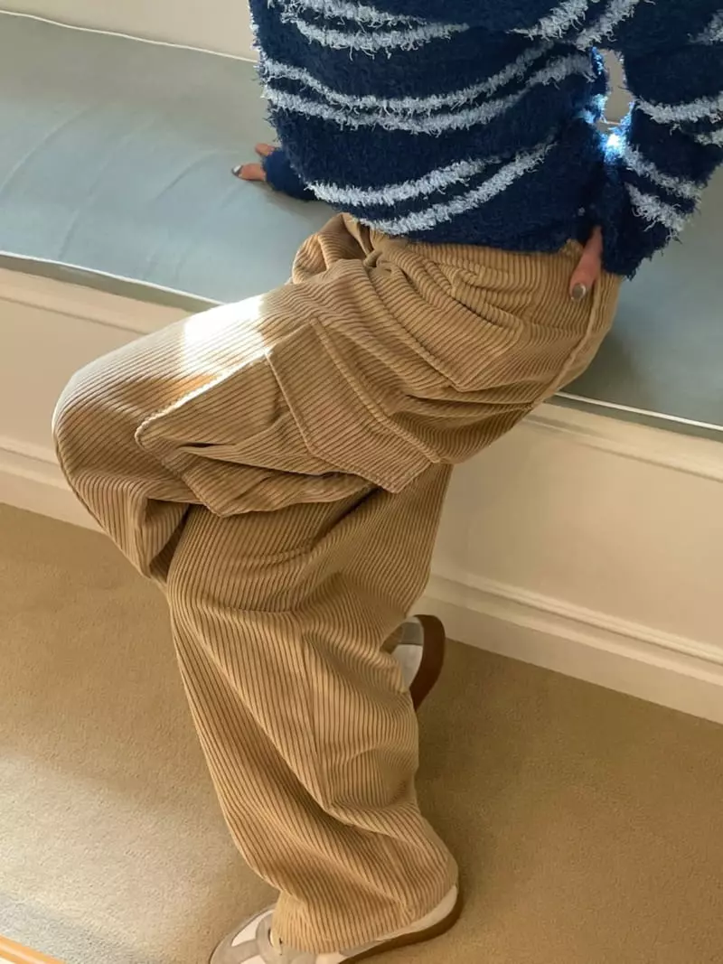 Charlotte - Korean Women Fashion - #momslook - Rib Pants - 3