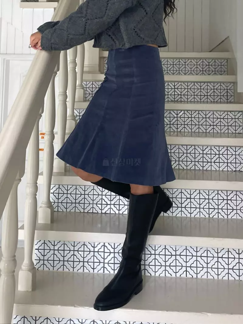 Charlotte - Korean Women Fashion - #womensfashion - Rib Skirt - 4