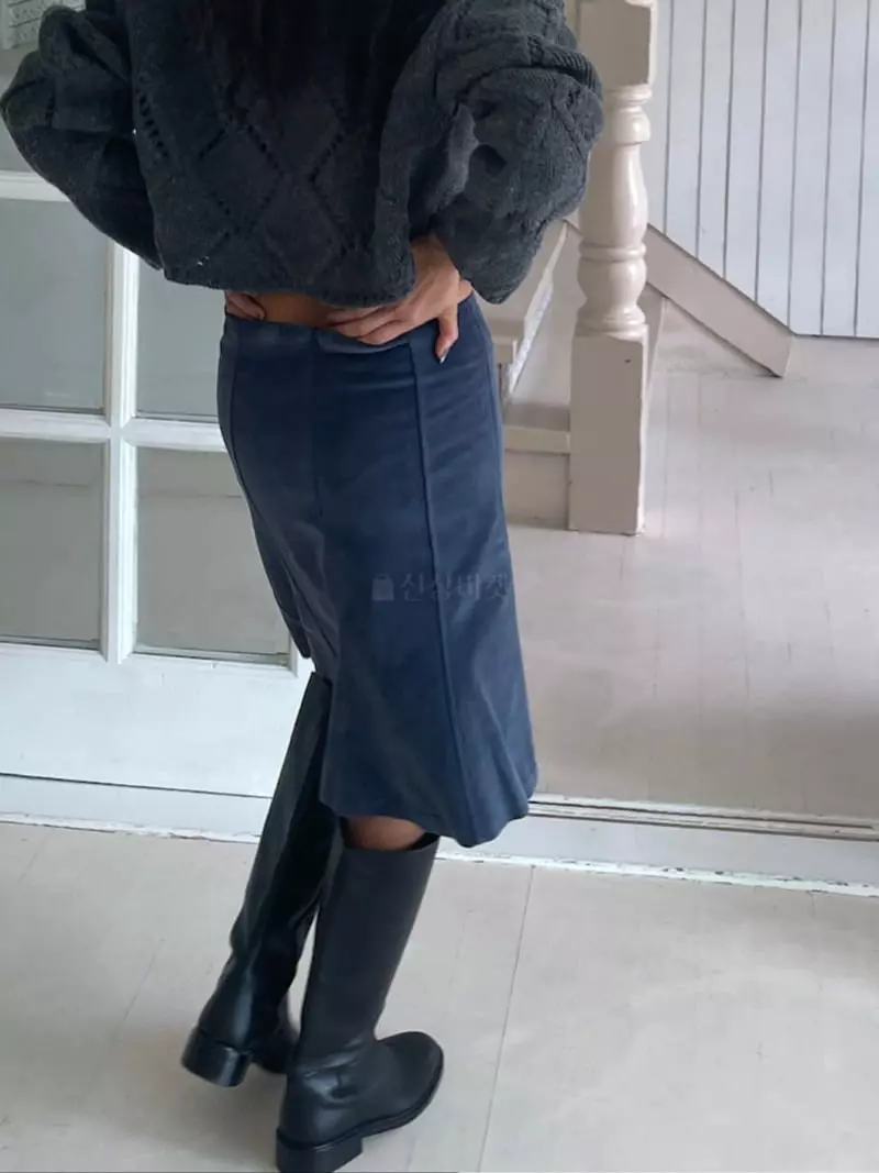 Charlotte - Korean Women Fashion - #momslook - Rib Skirt - 8