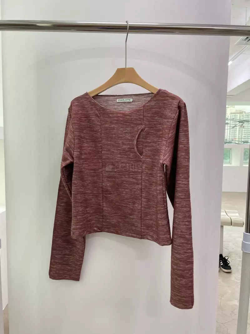 Charlotte - Korean Women Fashion - #vintageinspired - Boat Neck Tee - 4