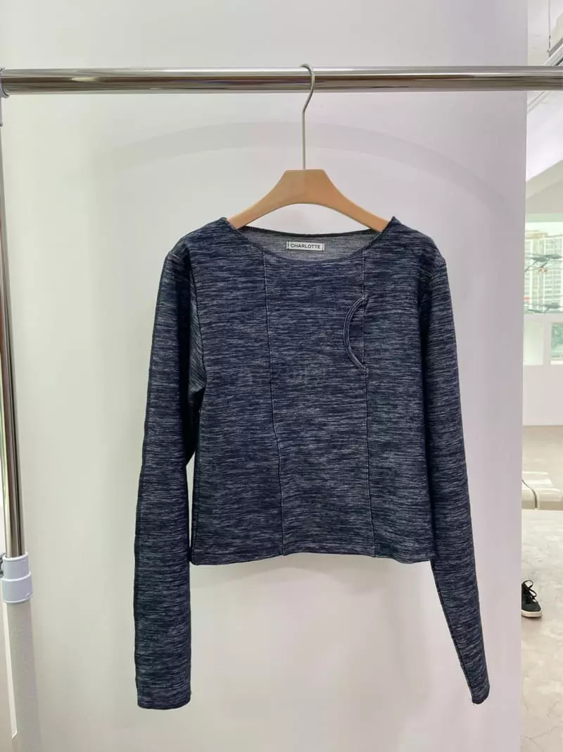 Charlotte - Korean Women Fashion - #womensfashion - Inner Boat Neck Tee - 3