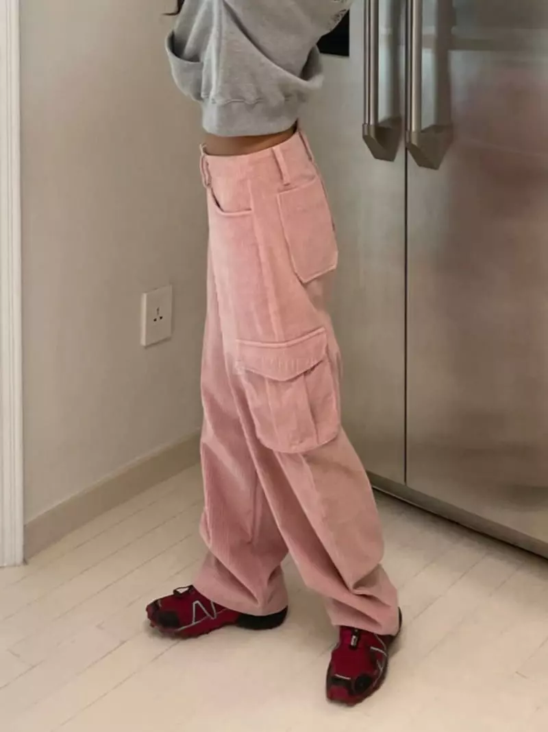 Charlotte - Korean Women Fashion - #womensfashion - Rib Pants - 2