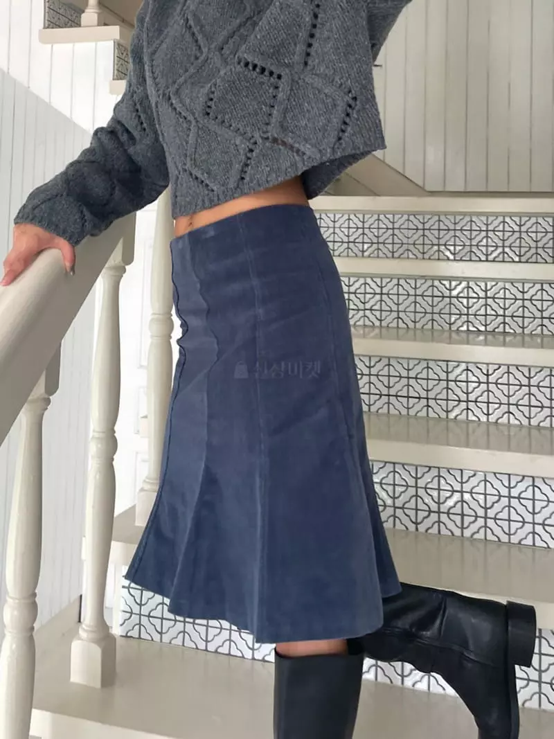 Charlotte - Korean Women Fashion - #womensfashion - Rib Skirt - 3