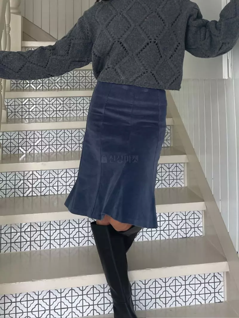 Charlotte - Korean Women Fashion - #womensfashion - Rib Skirt - 5
