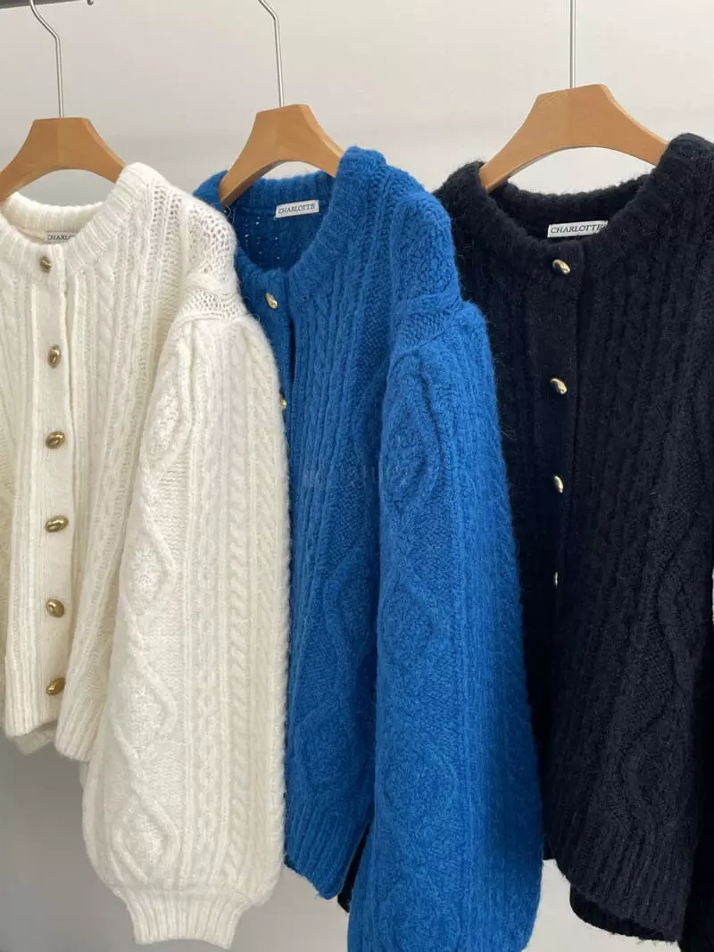 Charlotte - Korean Women Fashion - #womensfashion - Twist Cardigan - 7