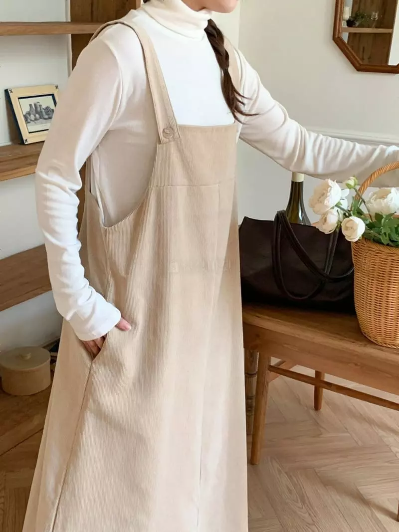 Chemi - Korean Women Fashion - #momslook - High Turtleneck Tee - 2