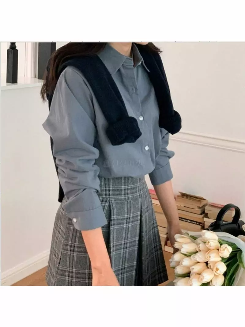 Chemi - Korean Women Fashion - #momslook - Peach To Me Shirt - 3