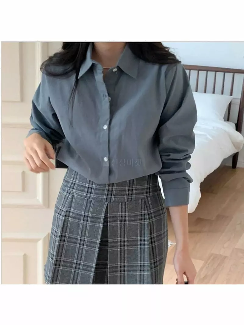 Chemi - Korean Women Fashion - #momslook - Peach To Me Shirt - 5