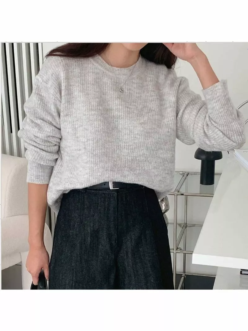 Chemi - Korean Women Fashion - #momslook - Onni Knit Tee