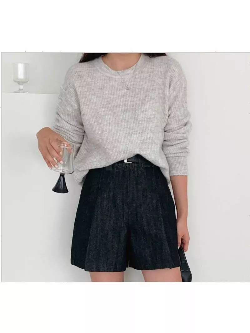 Chemi - Korean Women Fashion - #momslook - Onni Knit Tee - 3