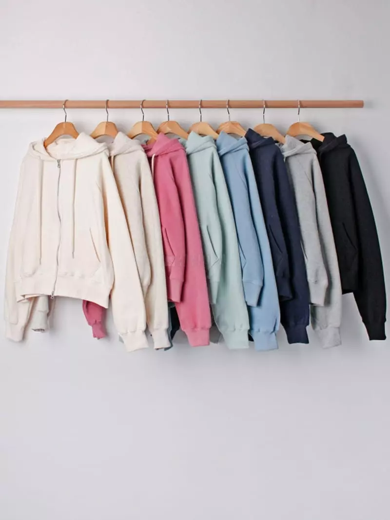 Chemi - Korean Women Fashion - #momslook - Dodo Hoody Zip-up - 5