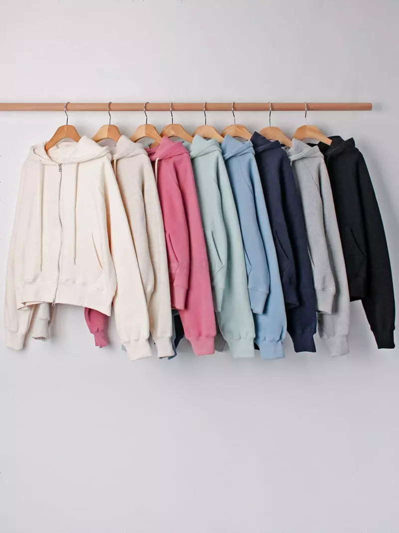 Chemi - Korean Women Fashion - #restrostyle - Dodo Hoody Zip-up - 12
