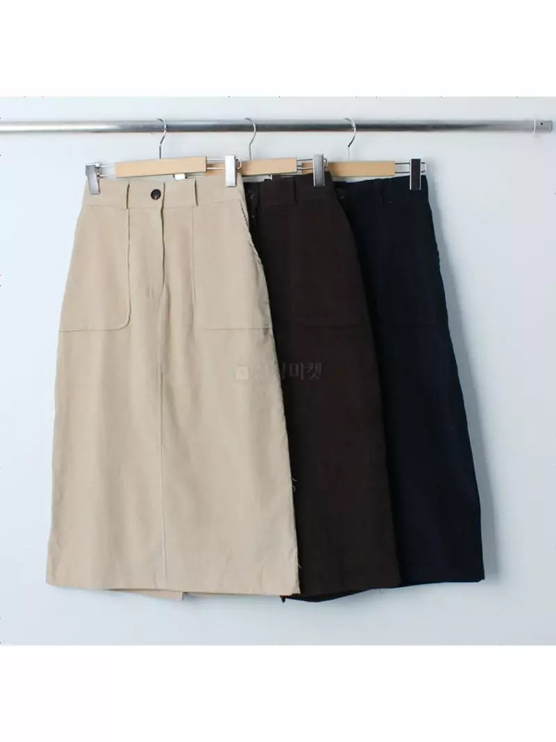 Chemi - Korean Women Fashion - #restrostyle - Anna Rib Skirt - 11