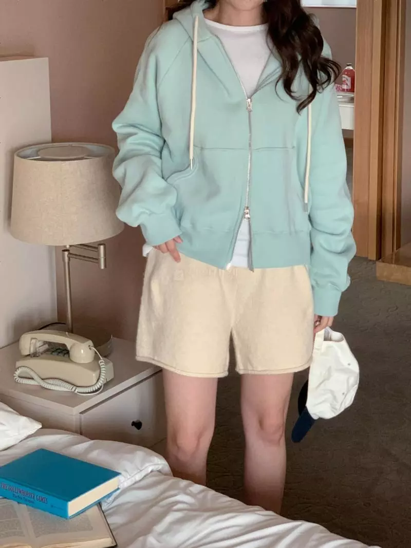 Chemi - Korean Women Fashion - #vintageinspired - Dodo Hoody Zip-up - 9