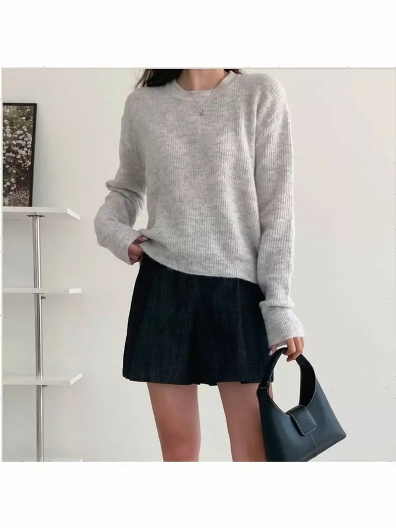 Chemi - Korean Women Fashion - #womensfashion - Onni Knit Tee - 2