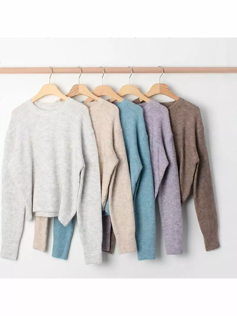 Chemi - Korean Women Fashion - #momslook - Onni Knit Tee - 4