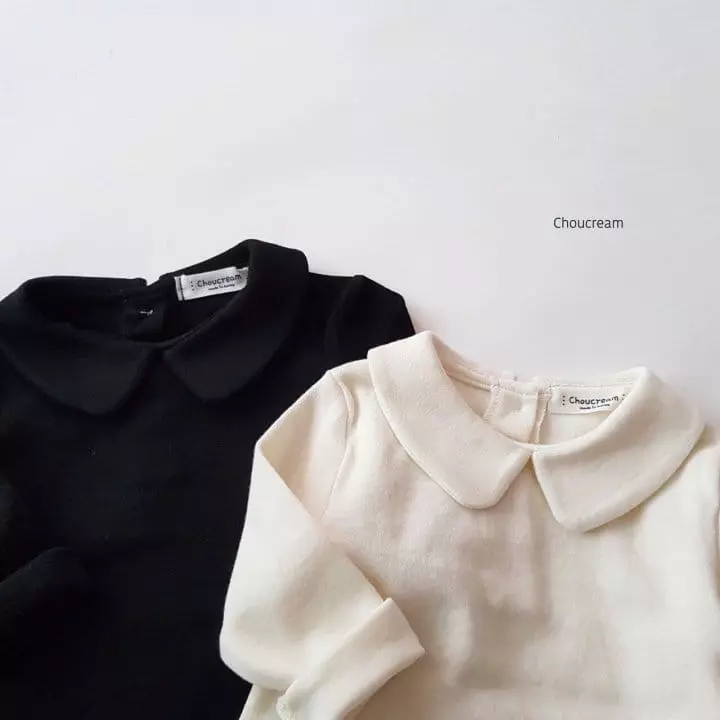 Choucream - Korean Baby Fashion - #babyboutique - Bebe Collar Tee - 8