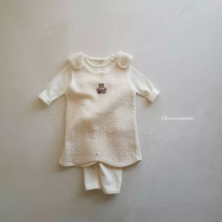 Choucream - Korean Baby Fashion - #onlinebabyshop - Quilting Sleepvest - 4