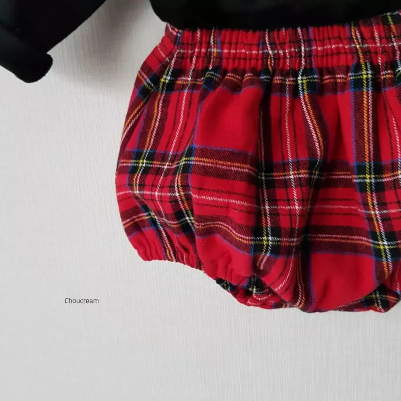 Choucream - Korean Baby Fashion - #babyboutique - Tatan Check Bloomer - 5